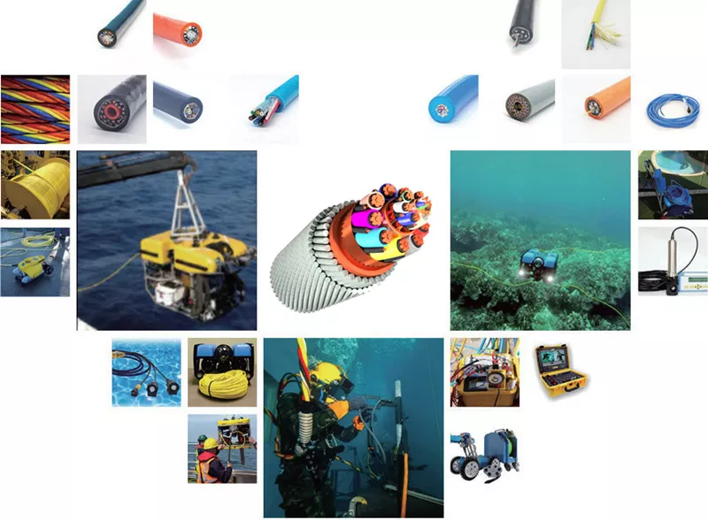 Cabos flutuantes para piscinas à prova d'água sem halogênio para aplicações retardadoras de chama 5