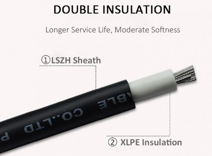 Cabos fotovoltaicos solares de 4 mm 6 mm2 para carros fotovoltaicos de baixa e média tensão 1