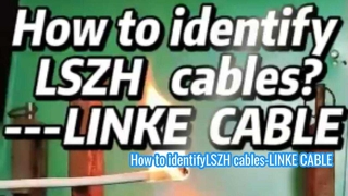 Como identificar cabos LSZH-LINKE CABLE