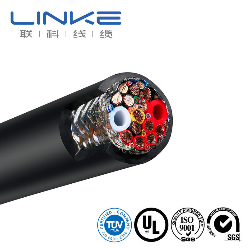 1000V Cable de carregamento EV de condutor de cobre personalizado com Energy Liquid Cooled TPU Sheath