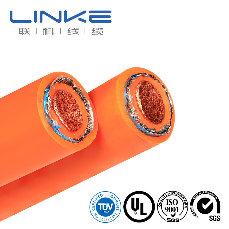 120mm2 Voltage EV Cable Wiring Harness com Silicone Shielded Cable e Tamanho do Pacote