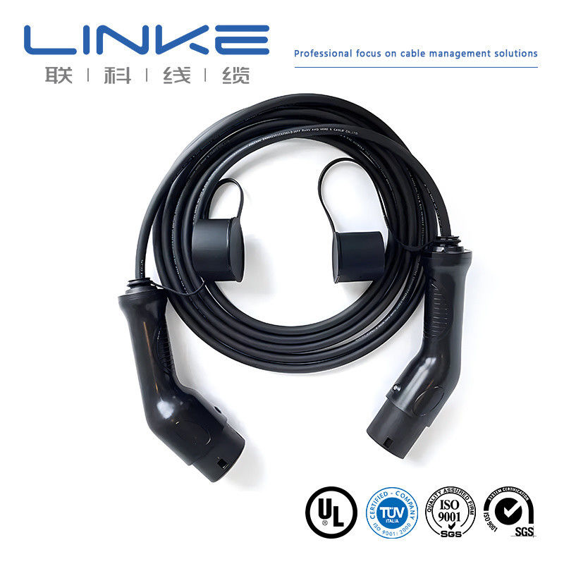 105 graus AC 300/500V Condutor de cobre nu Silicone Isolamento cabo de carregador EV para conexão de carro inteligente
