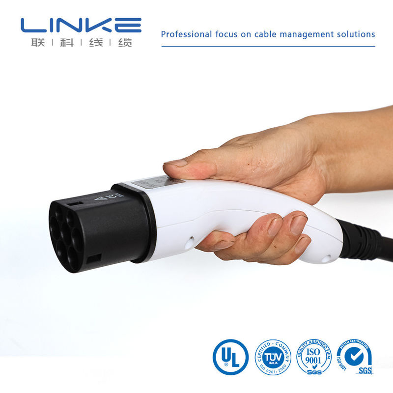 32A 7kw 16A cabo de carregamento de veículos elétricos cabo de carregamento de veículos elétricos com jaqueta TPE e comprimento personalizável