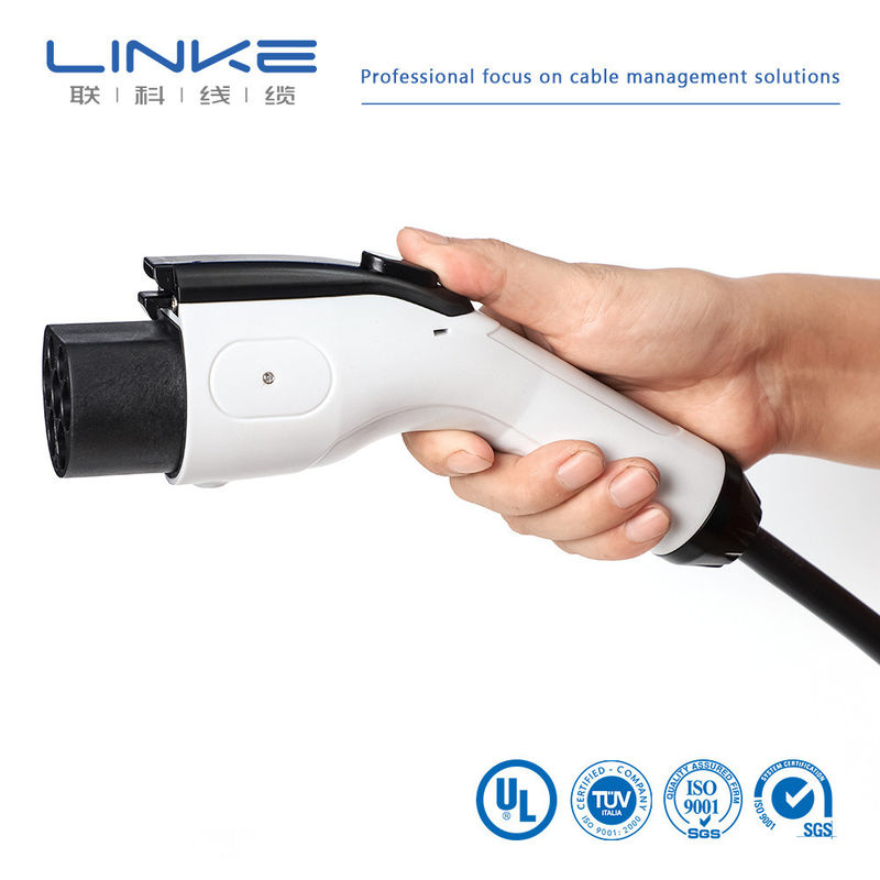 Carregamento de veículos elétricos de latão prateado cabo de carregador de EV AC 32A 7kw 16A 3.5kw