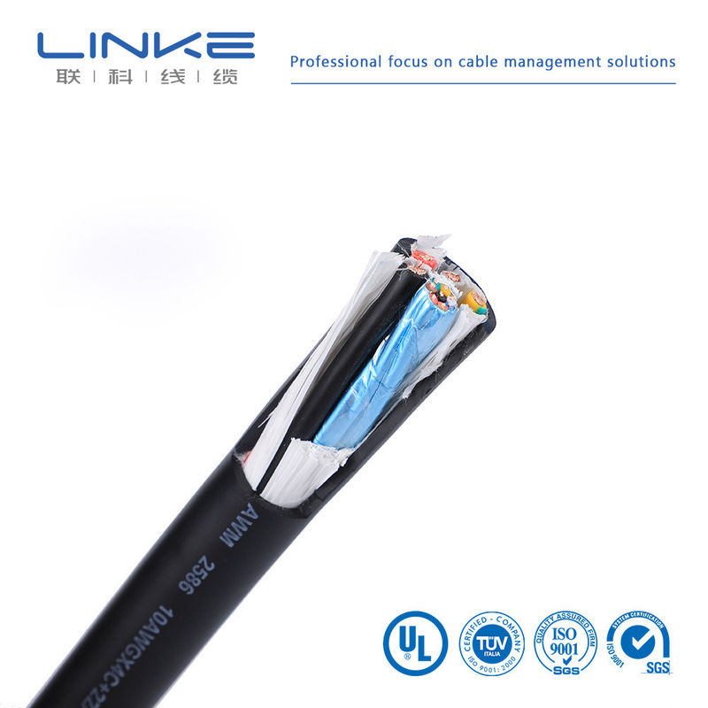 Fio Condutor Encalhado com Isolamento de PVC, Blindagem de Silicone para Cabo de Energia, Cabo para Veículo de Nova Energia