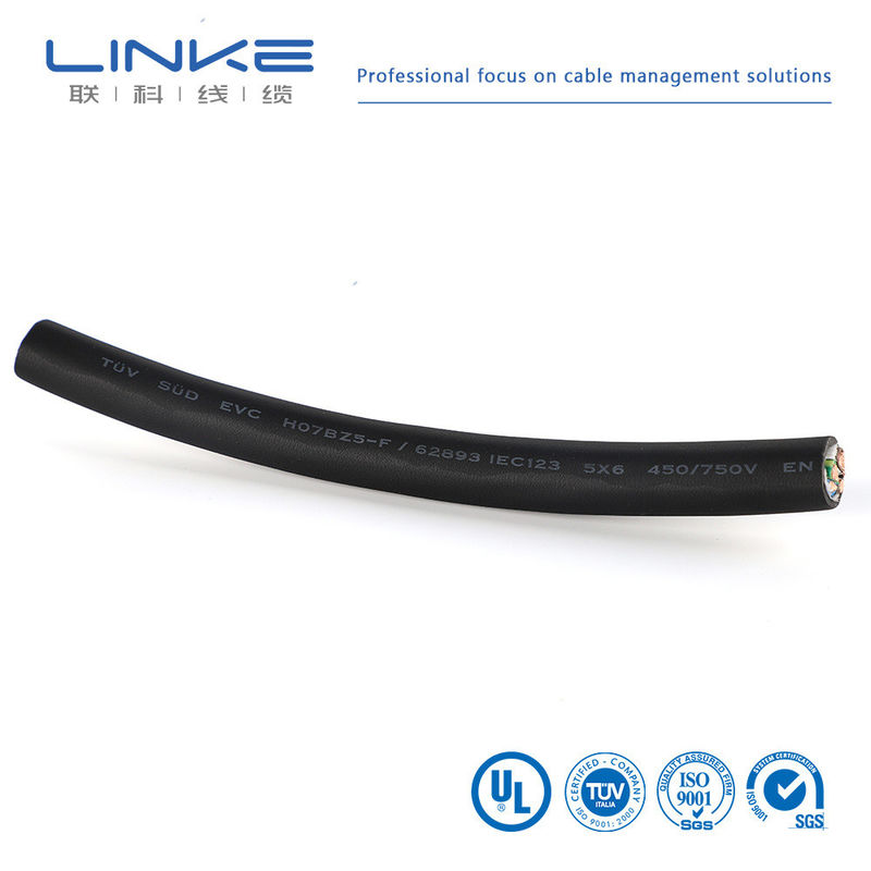Personalização XLPE3 Core 6 sup2 Cabo de Carregamento para Carregamento de Pilhas