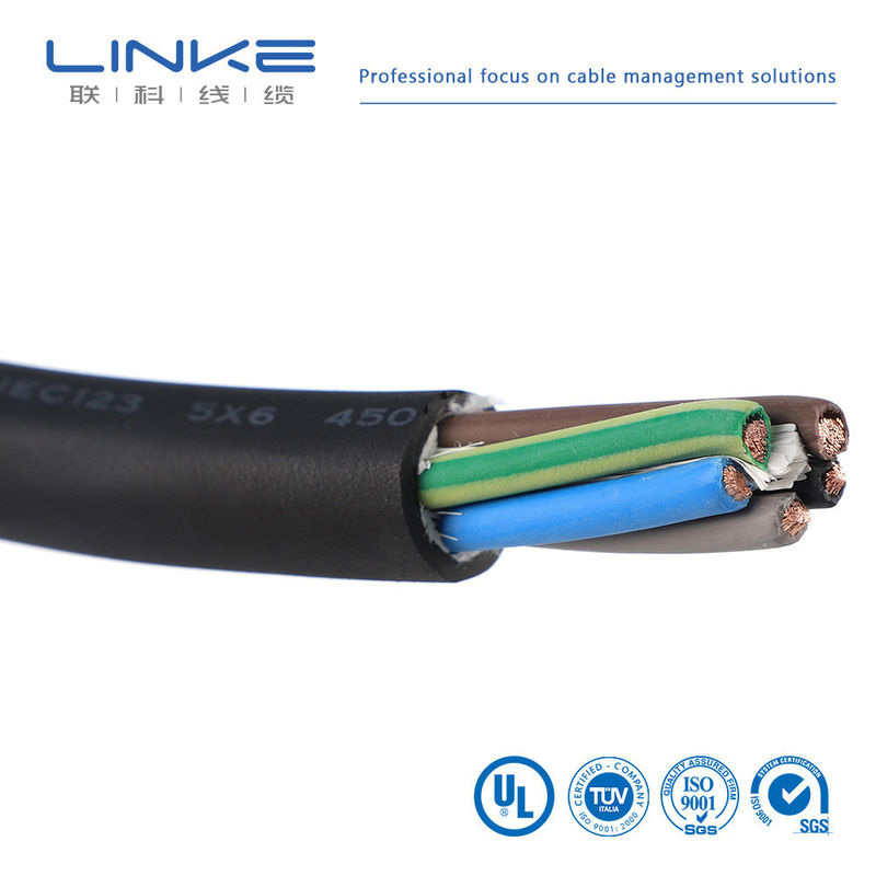 Personalização XLPE3 Core 6 sup2 Cabo de Carregamento para Carregamento de Pilhas