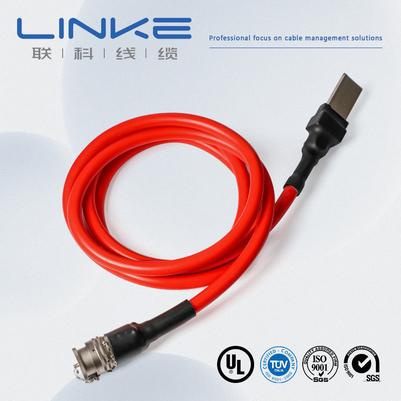 Resistência a altas temperaturas Arnês de cabo de silicone macio para solicitação personalizada Flexível Arnês de fio de silicone de borracha de silicone Cable de silicone industrial Cable de silicone automotivo