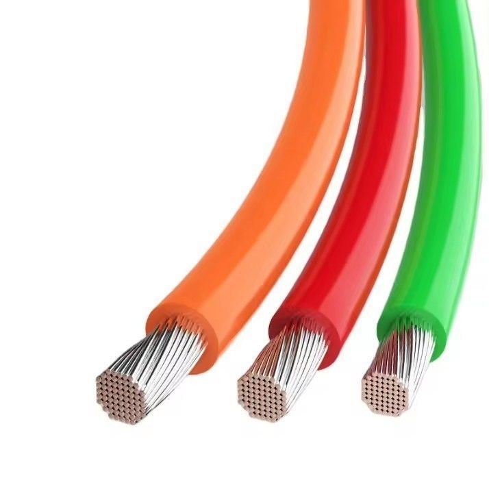 Cable de borracha de silicone de alta tensão UL3858 Retardante de chama isolado de núcleo único