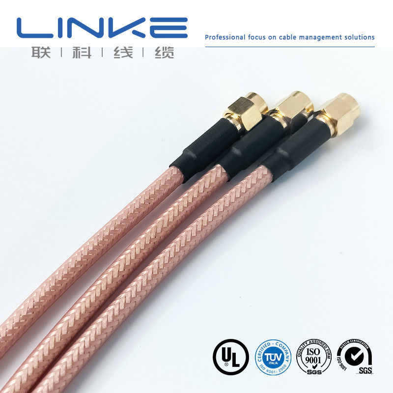 Wurth Elektronik RG142 cabo coaxial 50 Ω, 4,95 mm OD SMA masculino para SMA masculino branco cabo de veículo de energia nova