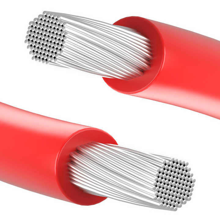 UL3135 Cabo de silicone resistente a altas temperaturas com tensão nominal de 600 V e condutor de cobre enlatado flexível