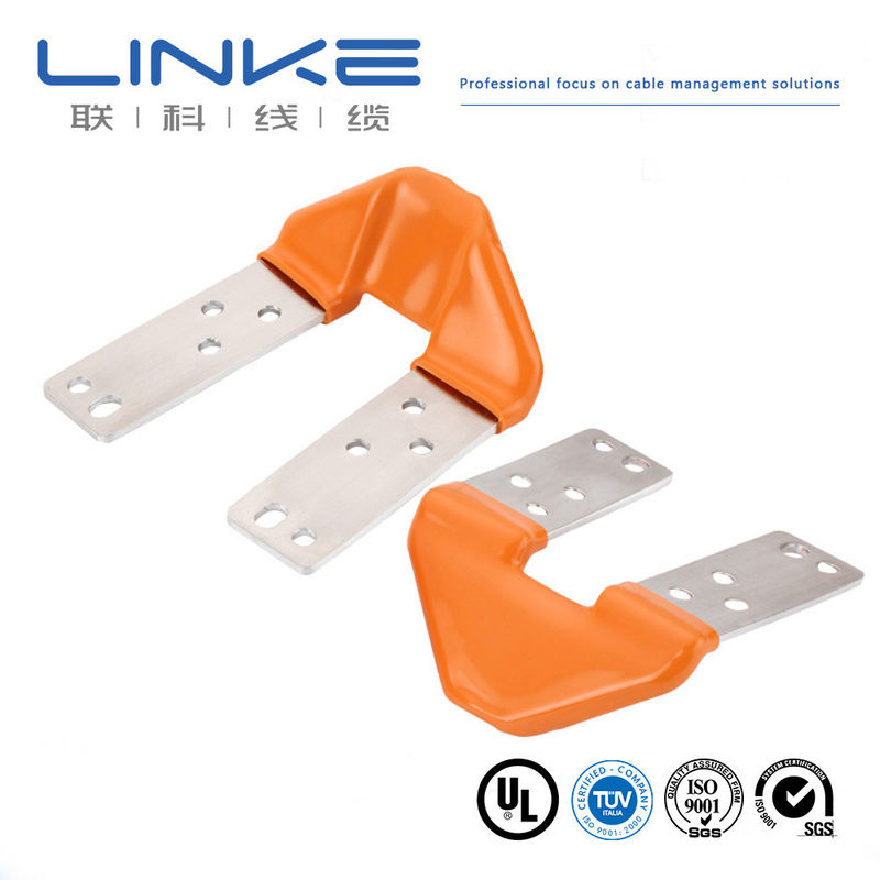 Barras de ônibus flexíveis isoladas personalizadas de cobre plano para bateria com capacidade de 1200A