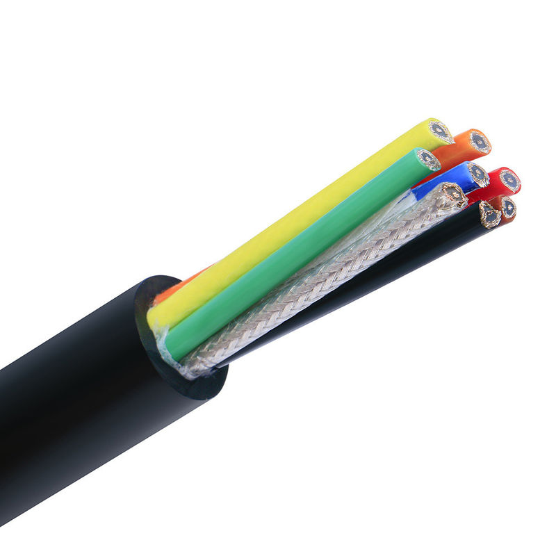 Cable de energia de elevação de viagem de PVC isolado Multi-núcleo de fio elétrico Cable elevador blindado Cable