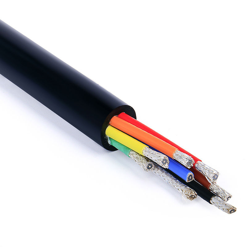 Cable de energia de elevação de viagem de PVC isolado Multi-núcleo de fio elétrico Cable elevador blindado Cable