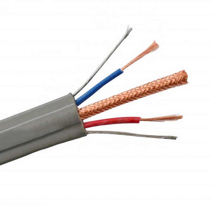 Cabos elevadores elétricos redondos de PVC flexíveis com tricô Cabos de guindaste resistentes aos raios UV