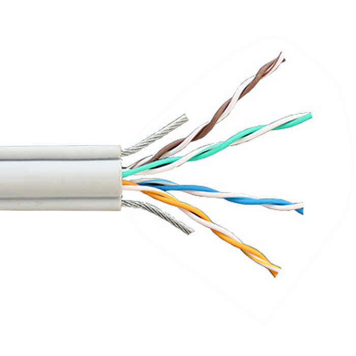 Cabos elevadores elétricos redondos de PVC flexíveis com tricô Cabos de guindaste resistentes aos raios UV