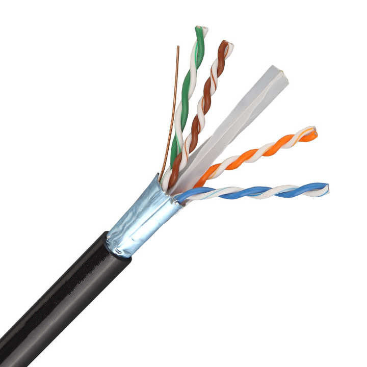 Cabos elevadores elétricos redondos de PVC flexíveis com tricô Cabos de guindaste resistentes aos raios UV