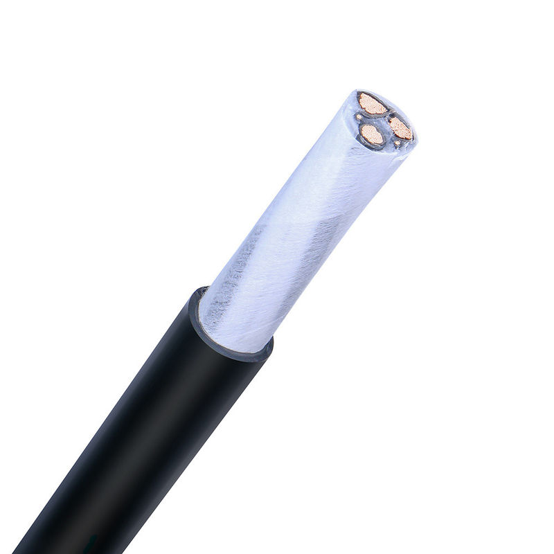 Série de cabos coaxial de chapéu de PVC preto RG6 / Rg58 / Rg11 / Rg59 para vigilância por vídeo