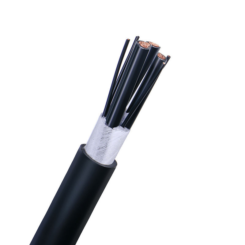 Cable coaxial de comunicação de condutor de tubo de cobre liso com material de núcleo de fio de lata
