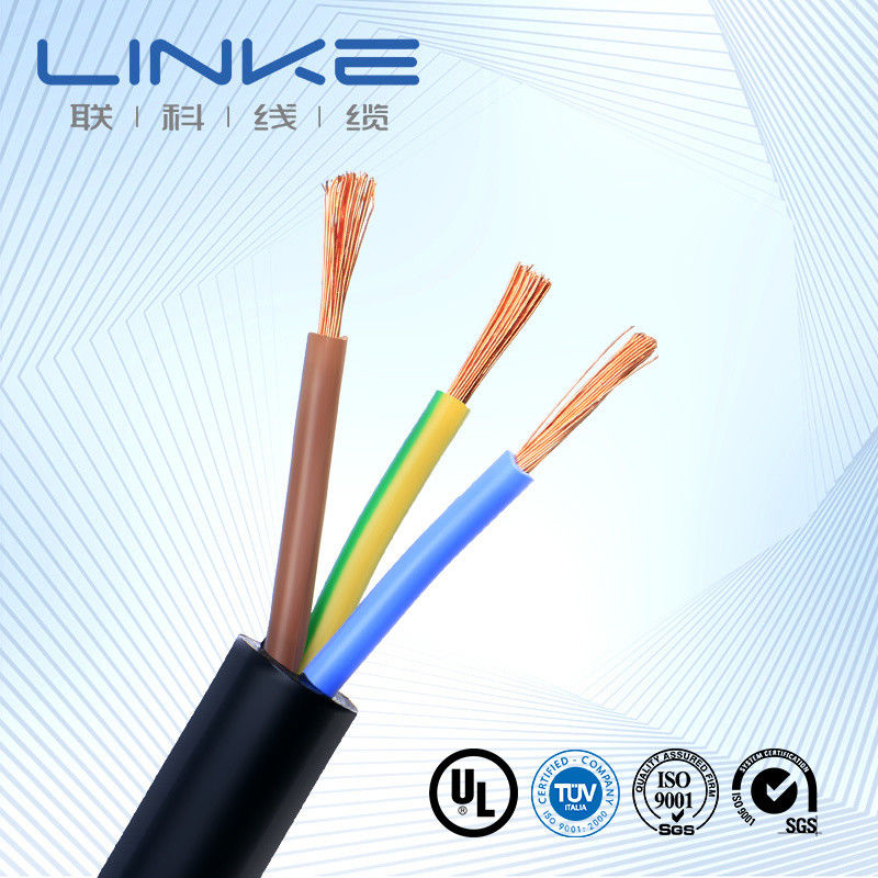 RS PRO 3 Core x 0,75sqmm ((Classe 5 PCW), PVC isolado, revestido de PVC, 300/300V, H03VV-F.