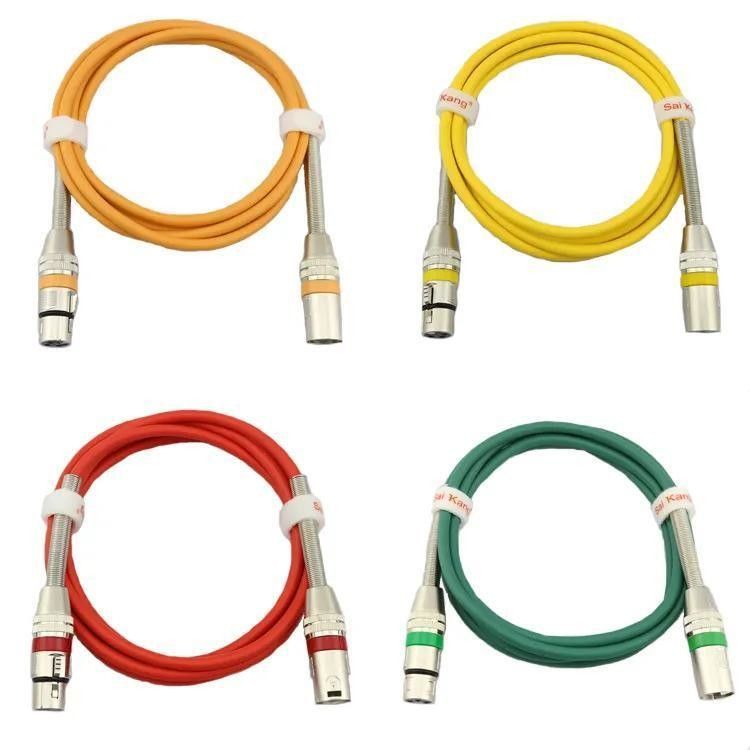 Cabo XLR de Comprimento Personalizável com Alta Qualidade de Som e Fio de Cobre Nu para Áudio Profissional