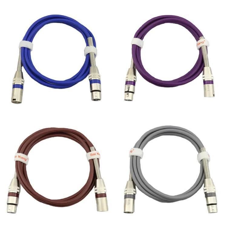 Cabo XLR de Comprimento Personalizável com Alta Qualidade de Som e Fio de Cobre Nu para Áudio Profissional