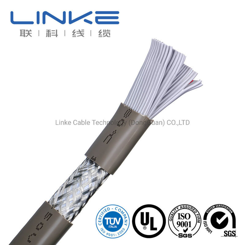 Spit Flat UL fio elétrico com PVC tubos de vendagem materiais e 50 núcleo 28AWG