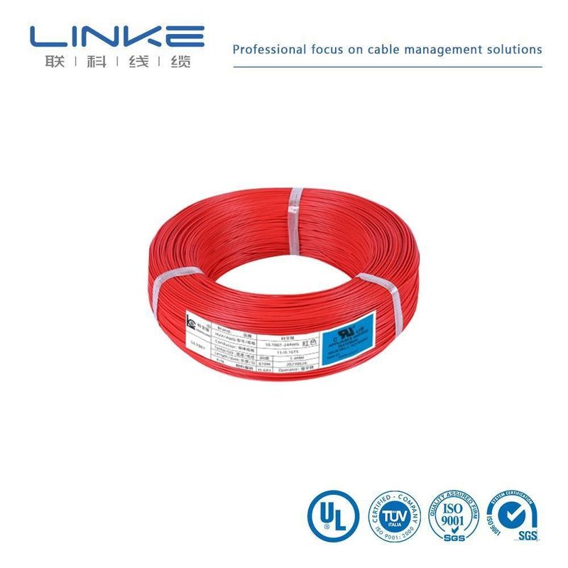 Cabos de cobre em lata resistentes ao fogo 300V 150c UL1591 24AWG