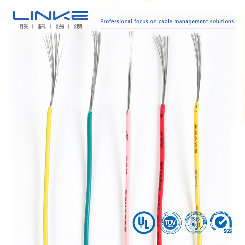 UL1723 FEP Isolamento 10-30AWG Cabos de cobre de núcleo único em lata Cabos de halogênio sem fumaça