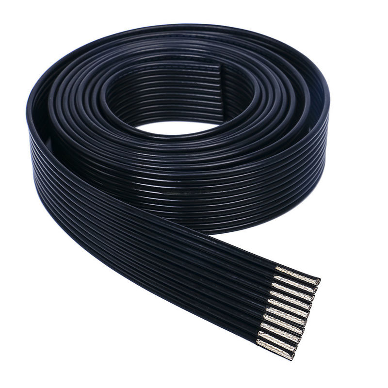 Cabos de fita plana biocompativeis médicos com cobre de lata blindado e chapéu de PVC para aplicações personalizadas