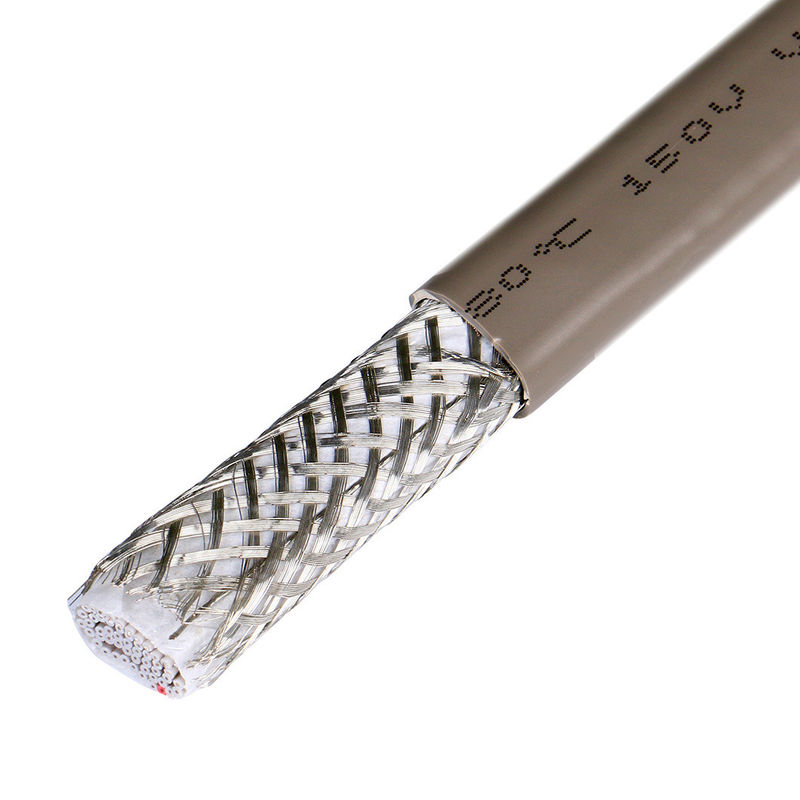 Material da bainha PVC UL2464 cinza com borda vermelha 20 pin Flat Ribbon Speaker Cable