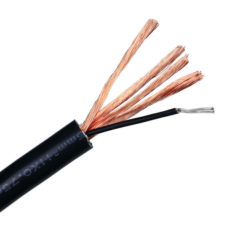 Cabo de controle de cobre blindado 26AWG 28AWG 4 núcleos para transmissão de sinal industrial