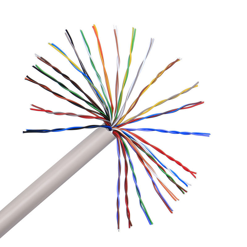 Cable de controlo de par torcido blindado com múltiplos núcleos UL2464 para aplicações de 300 V