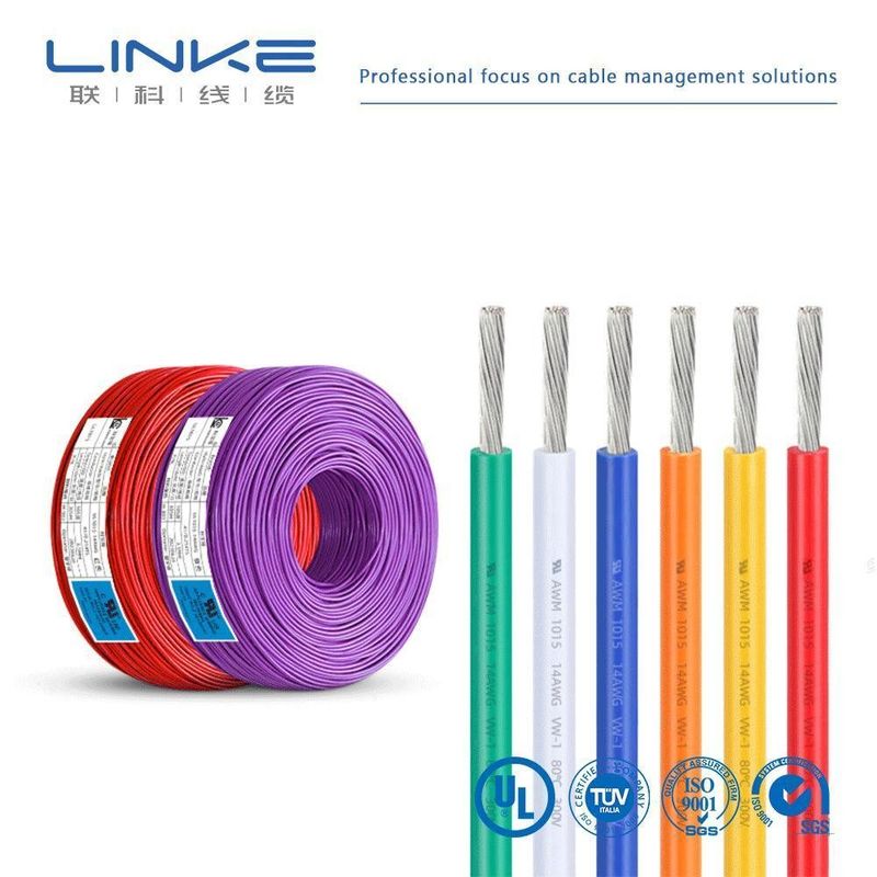 UL1330 600V Cable isolado FEP de alta temperatura a 200°C com padrão para uso industrial e doméstico