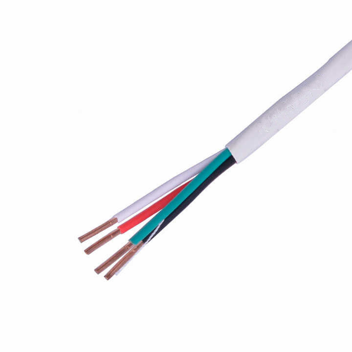 300V Multi-Core resistente ao fogo Instalação altamente flexível Cabo de controlo eléctrico Cabo de controlo de automação industrial