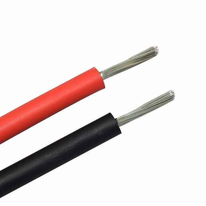 Cabos fotovoltaicos supersolares 4mm2 6mm2 Cable DC XLPE para painéis solares