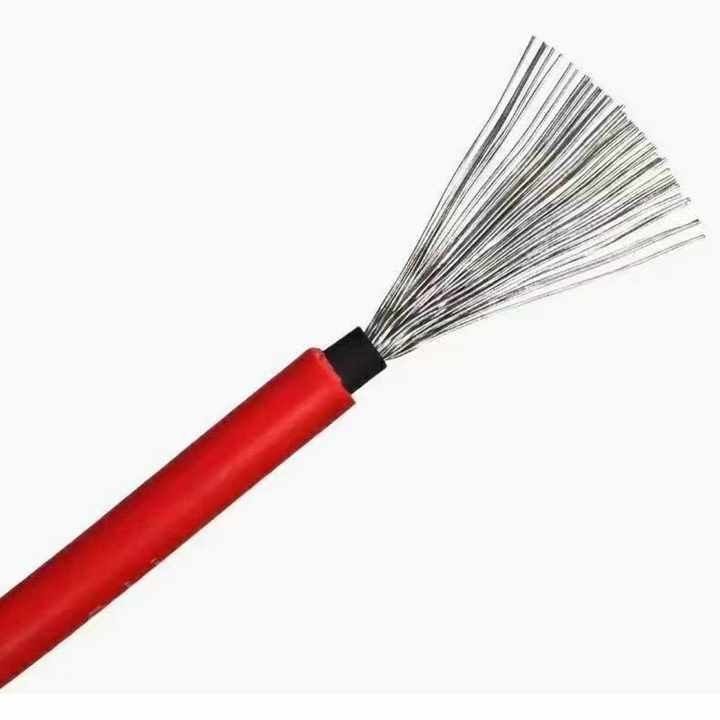 Cabos fotovoltaicos supersolares 4mm2 6mm2 Cable DC XLPE para painéis solares
