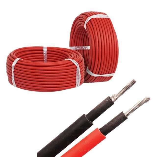 Cabos fotovoltaicos supersolares 4mm2 6mm2 Cable DC XLPE para painéis solares