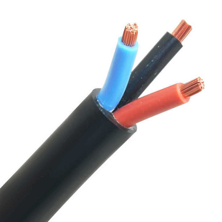 Cabo de extracção de borracha elétrica de núcleo de cobre 25 mm2 para a planta de pesca subaquática
