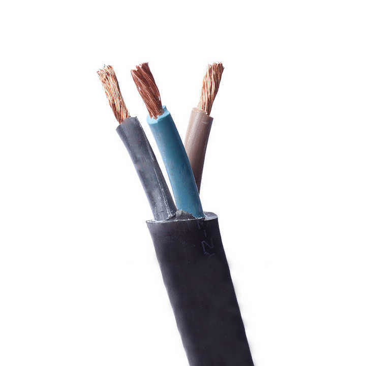 Cabos elétricos subterrâneos revestidos de borracha de PVC flexíveis de 0,5 mm2 para um desempenho suave
