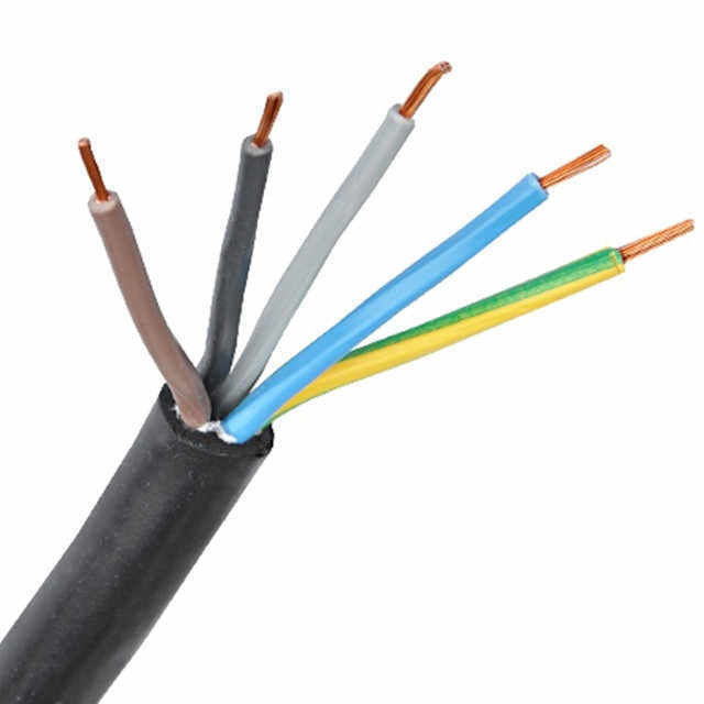 Cabos elétricos flexíveis de 4 núcleos 3*6+1*4 isolados em PVC para equipamentos elétricos domésticos e industriais