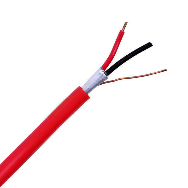 Pedido personalizado UL Listado Cable Retardante de Chama de Alarme de Incêndio de 2,5 mm de 3 núcleos blindados