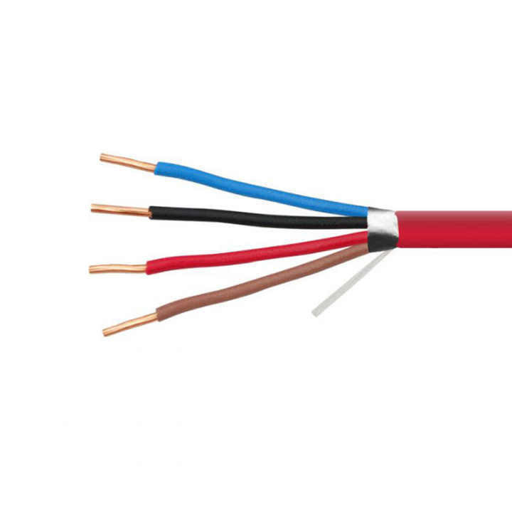 Pedido personalizado UL Listado Cable Retardante de Chama de Alarme de Incêndio de 2,5 mm de 3 núcleos blindados