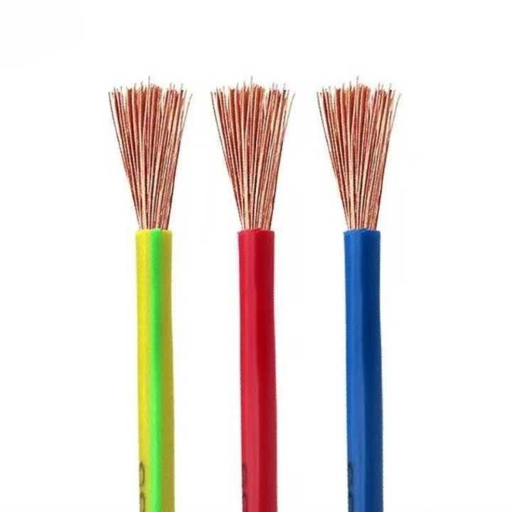 Fios isolados de cobre de 2,5 mm resistentes ao fogo para segurança doméstica