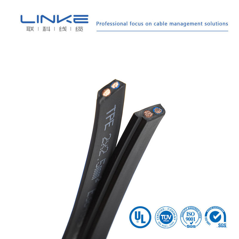 Material da bainha PVC YC Elétrico Flat Wire Copper Cabos quentes isolados para robôs automóveis Linha plana