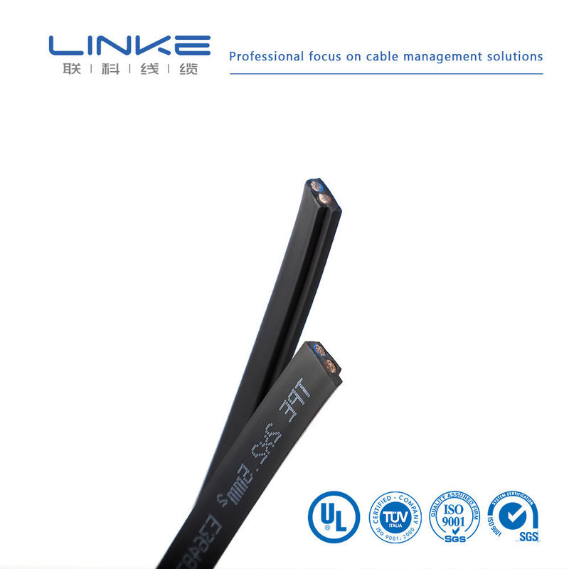 Material da bainha PVC YC Elétrico Flat Wire Copper Cabos quentes isolados para robôs automóveis Linha plana
