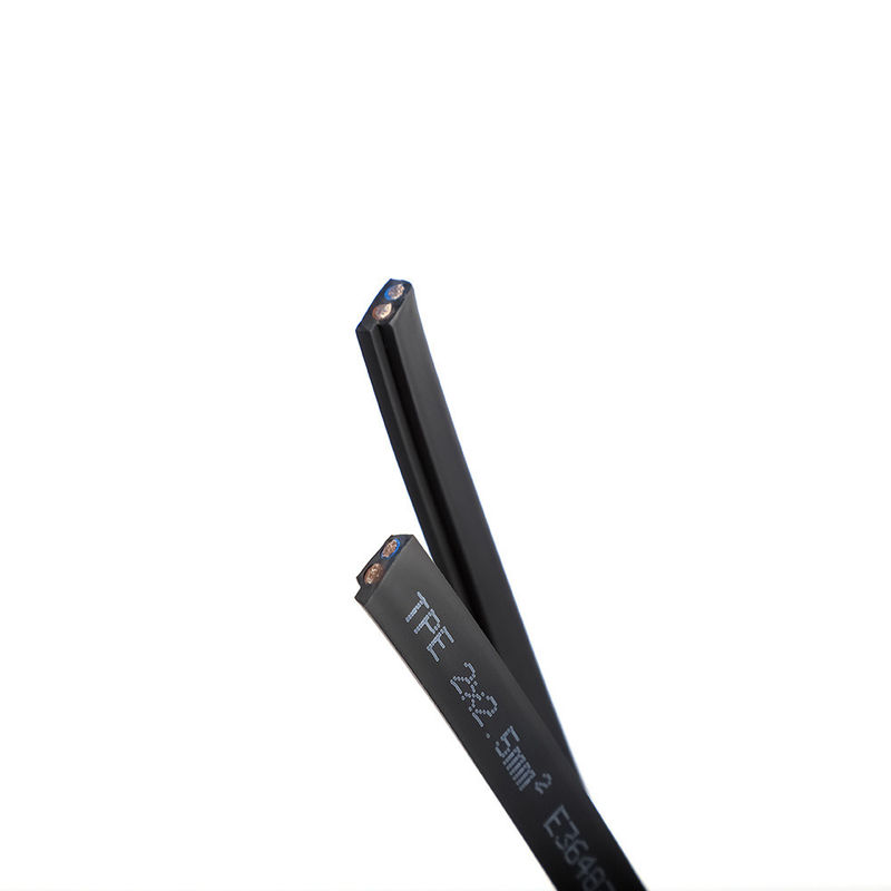 Material da bainha PVC YC Elétrico Flat Wire Copper Cabos quentes isolados para robôs automóveis Linha plana