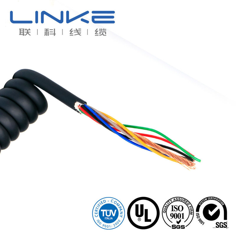Cable de mola de cobre com 300-600V de tensão nominal e materiais de isolamento personalizáveis
