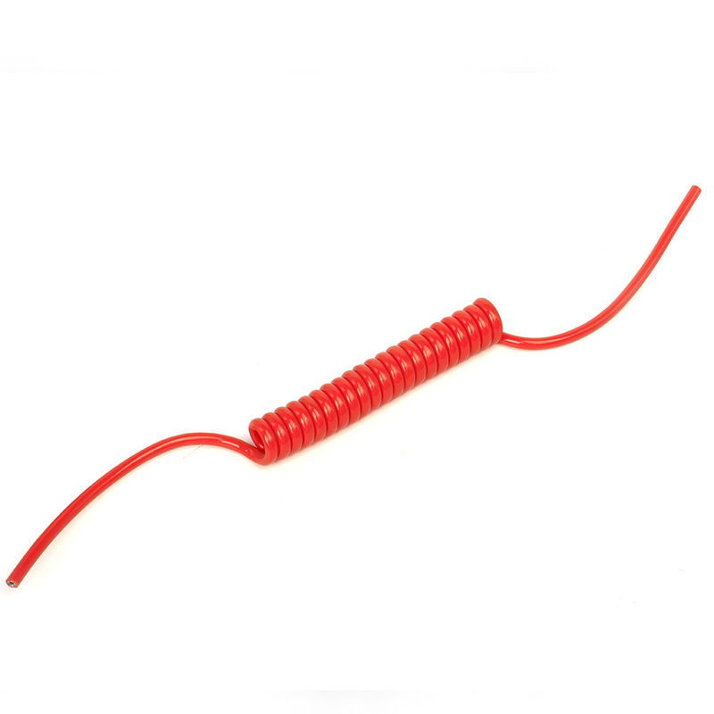 US TPU/PUR/PU Cabo de Primavera Espiral Com Elasticidade Forte Condutor de cobre nu