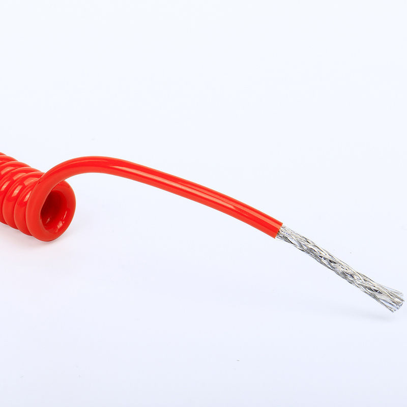 US TPU/PUR/PU Cabo de Primavera Espiral Com Elasticidade Forte Condutor de cobre nu